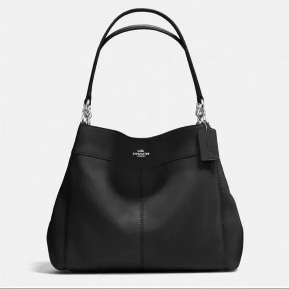 Coach Lexy bag Soft pebbled leather in black